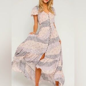 Olivaceous High Low Dress